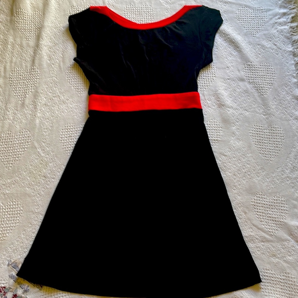 SUSTAINABLE COLLECTIVE by Convoy. Black with attached Red belt/sash. LARGE.